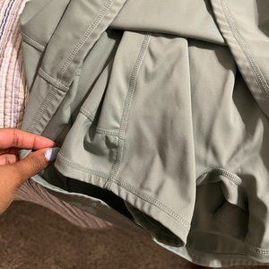 Halara green tennis / golf dress with built in shorts and pocket